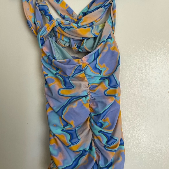 Tigermist Halter Cut Out Dress - Picture 2 of 4